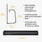Fleming Supply J Channel Desk Cable Organizer, 10 Black Raceway, Cord Cover Management Kit for Desks, Offices 688724YNF - alternate 3